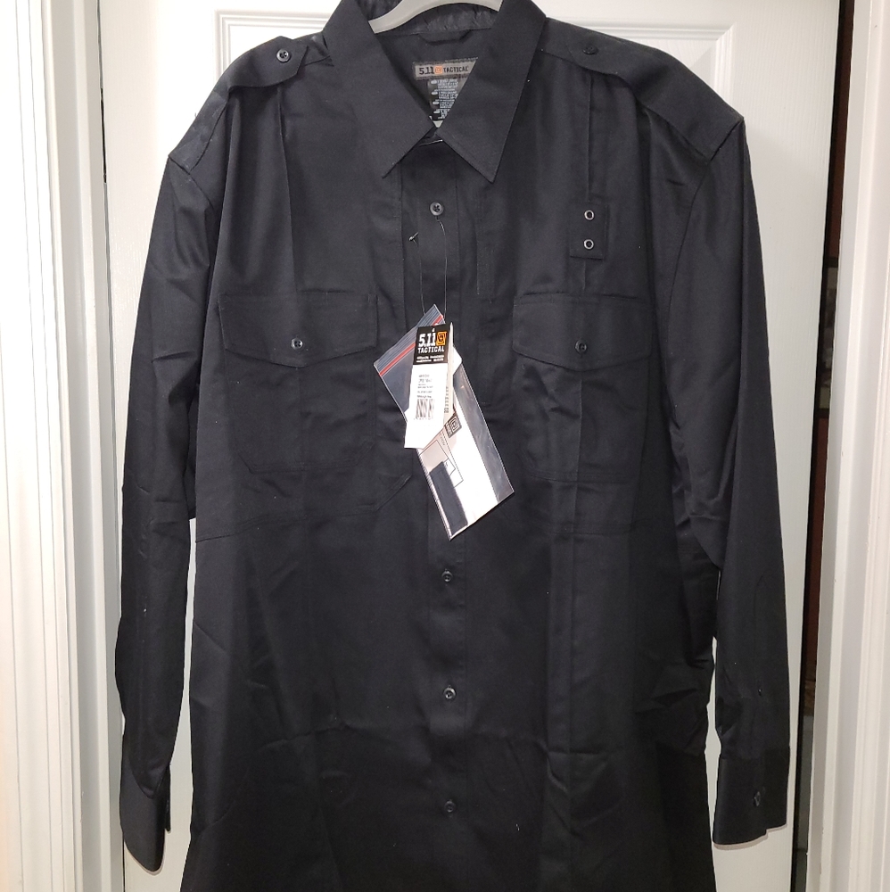 5.11 Tactical Mens Twill Polyester-Cotton PDU Class B Long Sleeve NWT NEVER WORN
